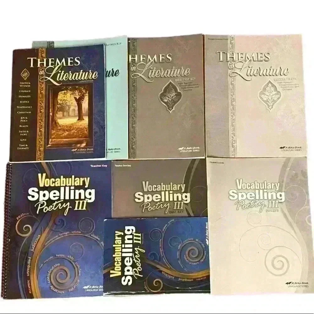 Homeschool Teacher Student Books Tests Literature Vocabulary Spelling Poetry